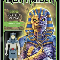 Iron Maiden Reaction Figure Glow Power Slave Pharaoh Eddie Exclusive Rock Movie Heroes