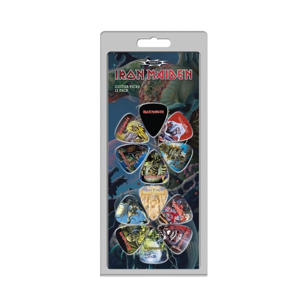 Iron Maiden "Album Cover" Set of 12 Licensed Guitar Picks - Mainstay Entertainment
