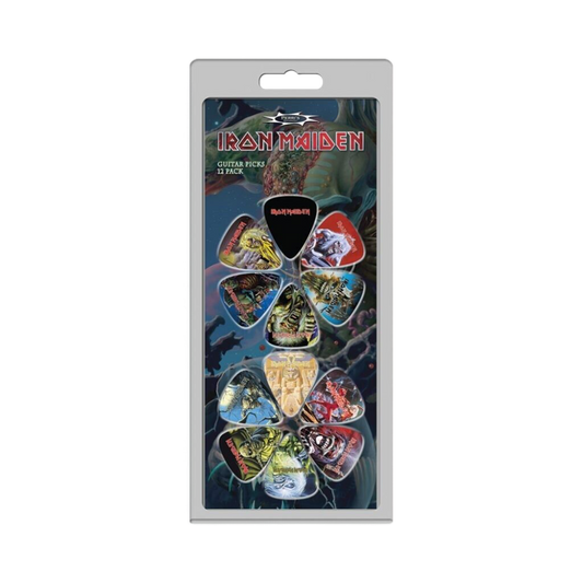 Iron Maiden "Album Cover" Set of 12 Licensed Guitar Picks - Mainstay Entertainment