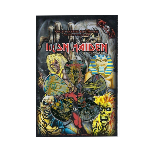 Iron Maiden "Early Years" Set of 5 Licensed Guitar Picks - Mainstay Entertainment