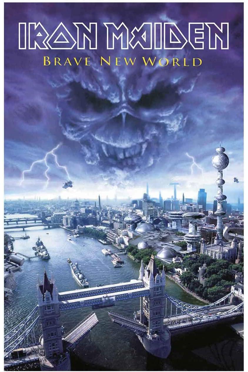 Iron Maiden - Brave New World Textile Poster Flag Rock Movie Heroes
