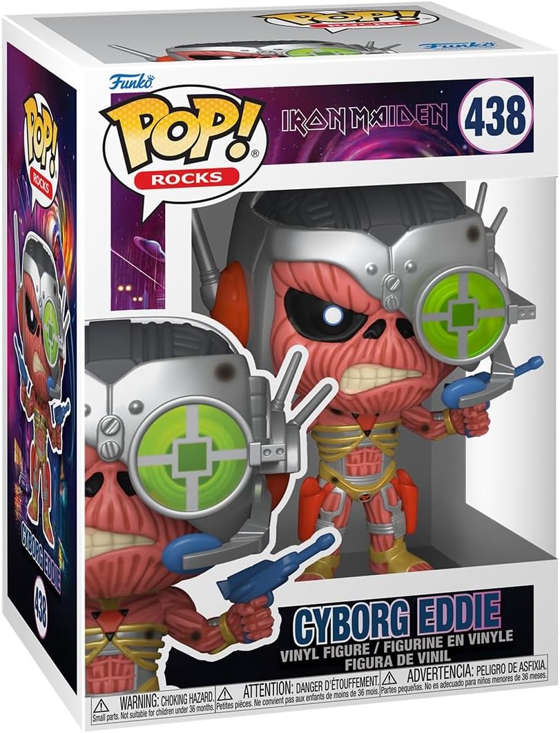 Funko Pop Rocks - Iron Maiden Cyborg Eddie #438 Rock Movie Heroes