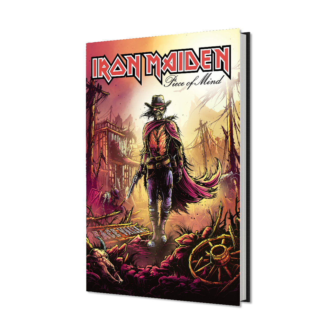 Iron Maiden "Piece Of Mind" Hard Cover Book