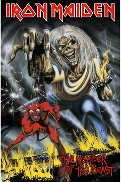 Iron Maiden - Number of the Beast Textile Poster Flag