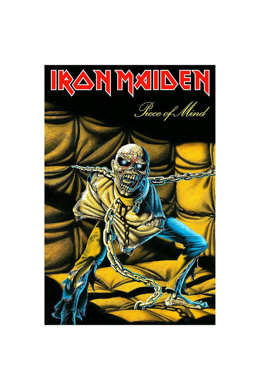 Iron Maiden - Piece of Mind Textile Poster Flag Rock Movie Heroes