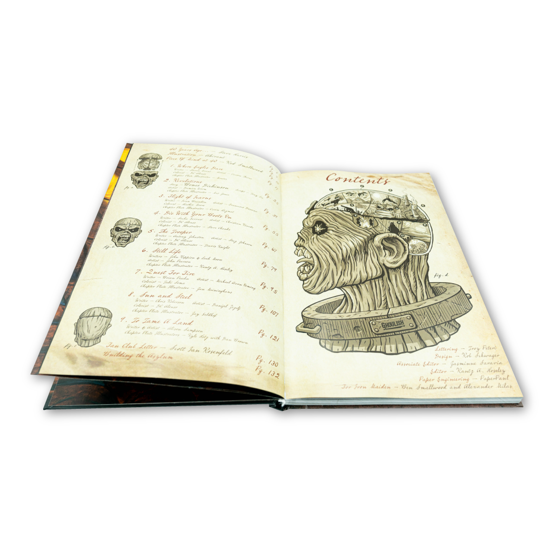 Iron Maiden "Piece Of Mind" Deluxe Hard Cover Book Edition