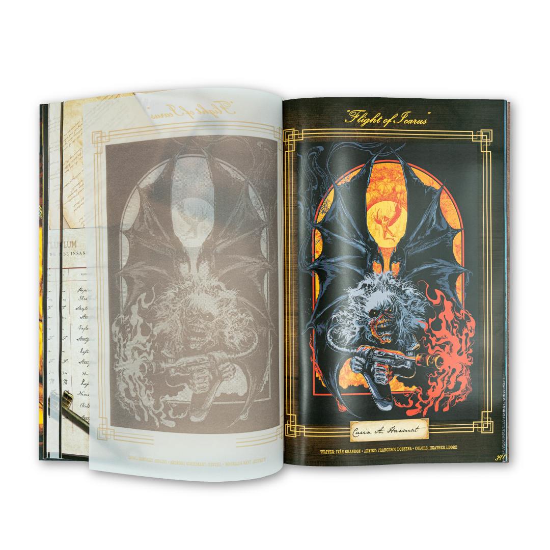 Iron Maiden "Piece Of Mind" Deluxe Hard Cover Book Edition