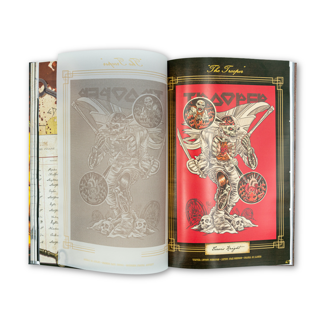 Iron Maiden "Piece Of Mind" Deluxe Hard Cover Book Edition