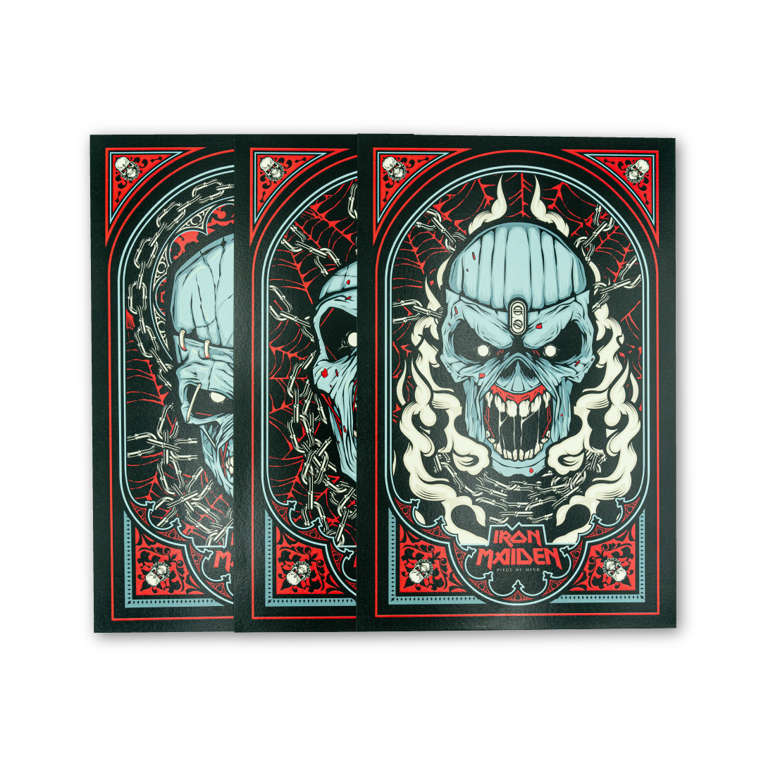 Iron Maiden "Piece Of Mind" Deluxe Hard Cover Book Edition