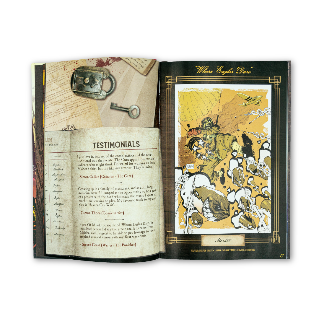 Iron Maiden "Piece Of Mind" Hard Cover Book