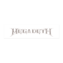 Megadeth "Whiteout Wordmark" Magnetic Grill