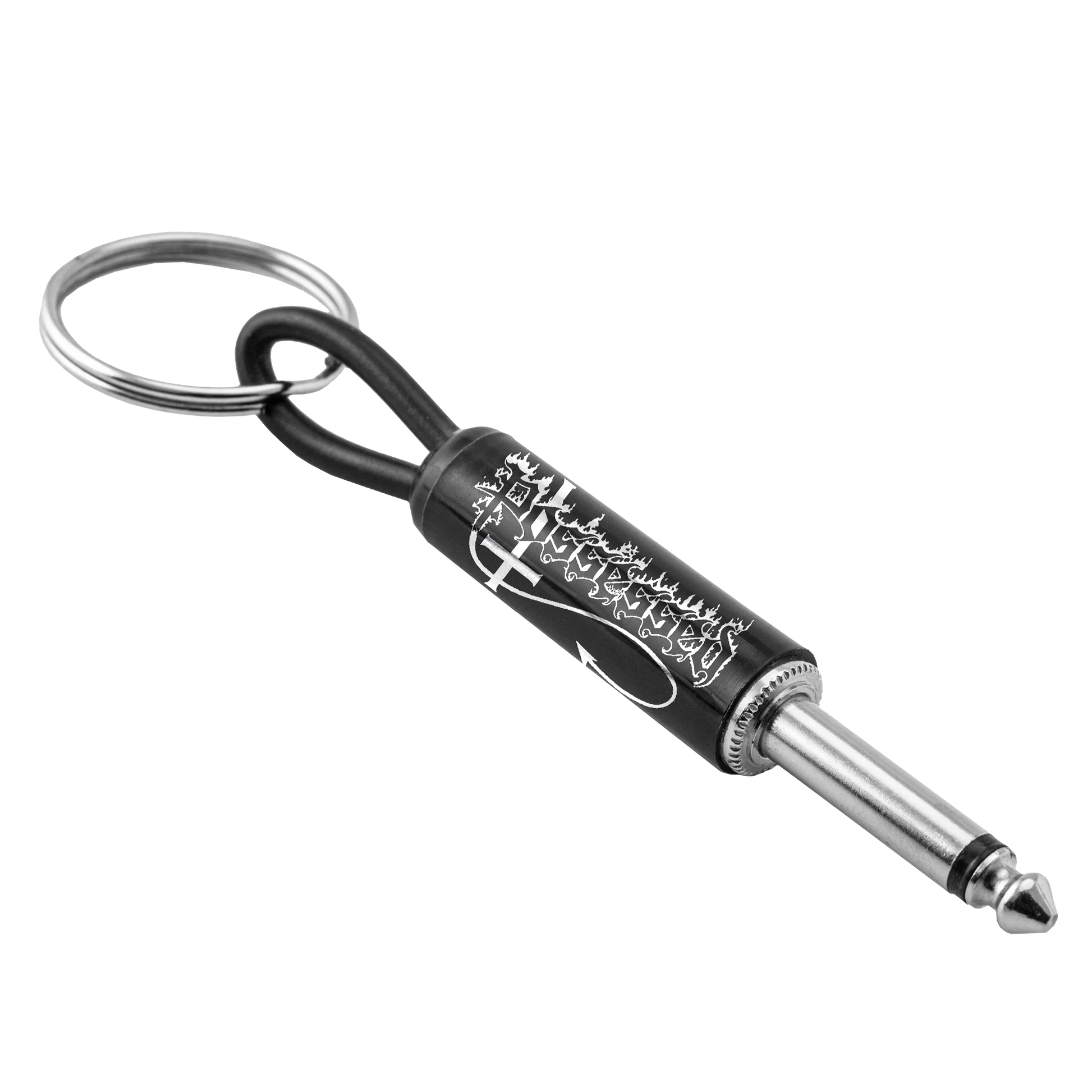 Possessed "Logo" Guitar Plug Keychain