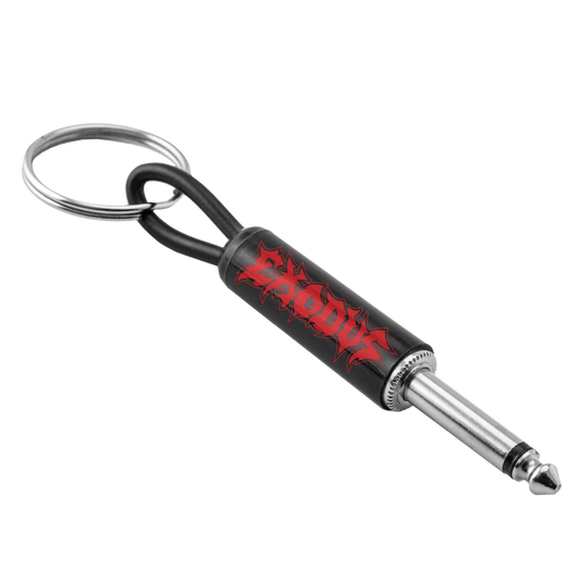 Exodus Logo Guitar Plug Keychain Pluginz Keychains