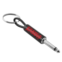 Exodus Logo Guitar Plug Keychain
