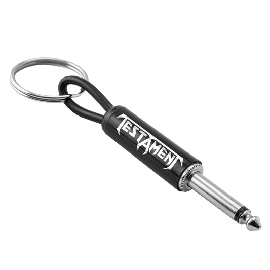 Testament "Logo" Guitar Plug Keychain
