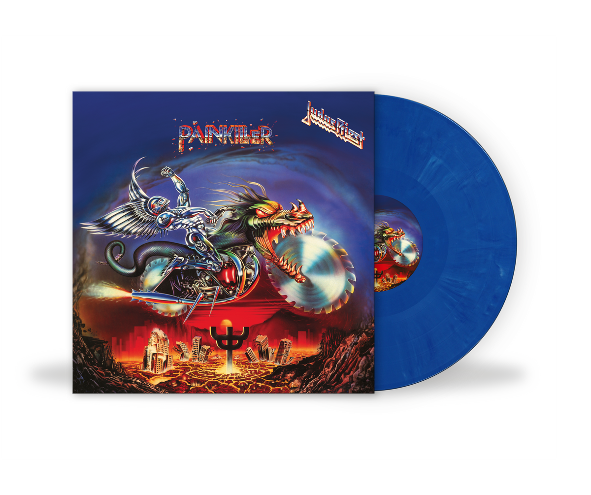 JUDAS PRIEST ‘PAINKILLER’ 35TH ANNIVERSARY LP (Limited Edition, Blue Vinyl) Revolver Magazine
