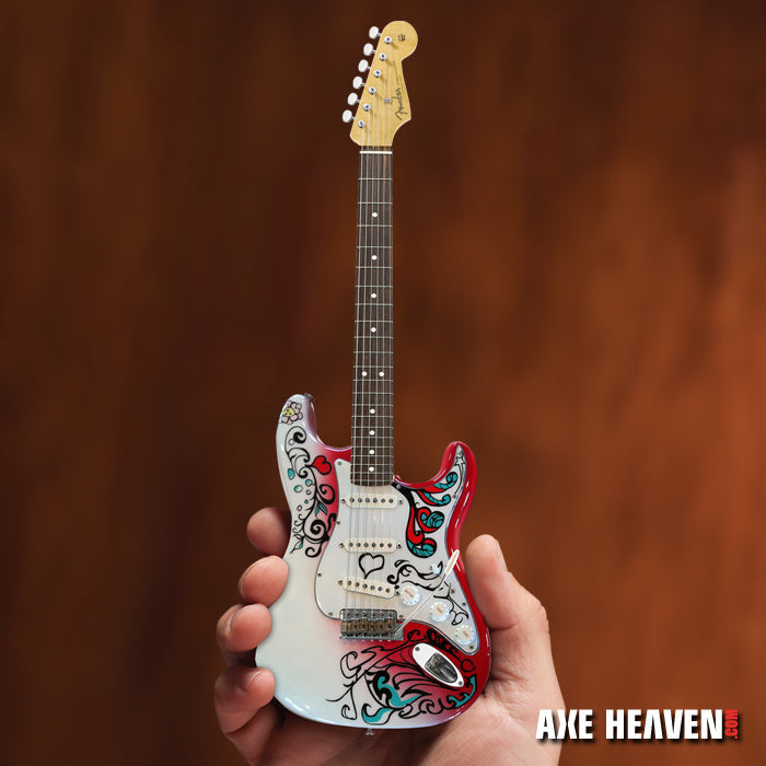 Jimi Hendrix "Fender™ Stratocaster™" Set of 3 Licensed Mini Guitars - Mainstay Entertainment