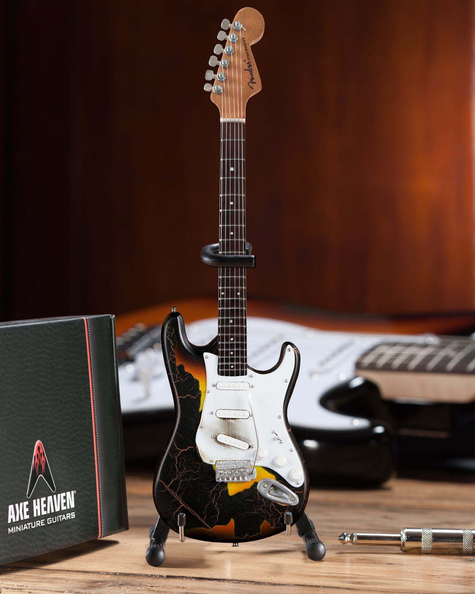 Jimi Hendrix "Fender™ Stratocaster™" Set of 3 Licensed Mini Guitars - Mainstay Entertainment