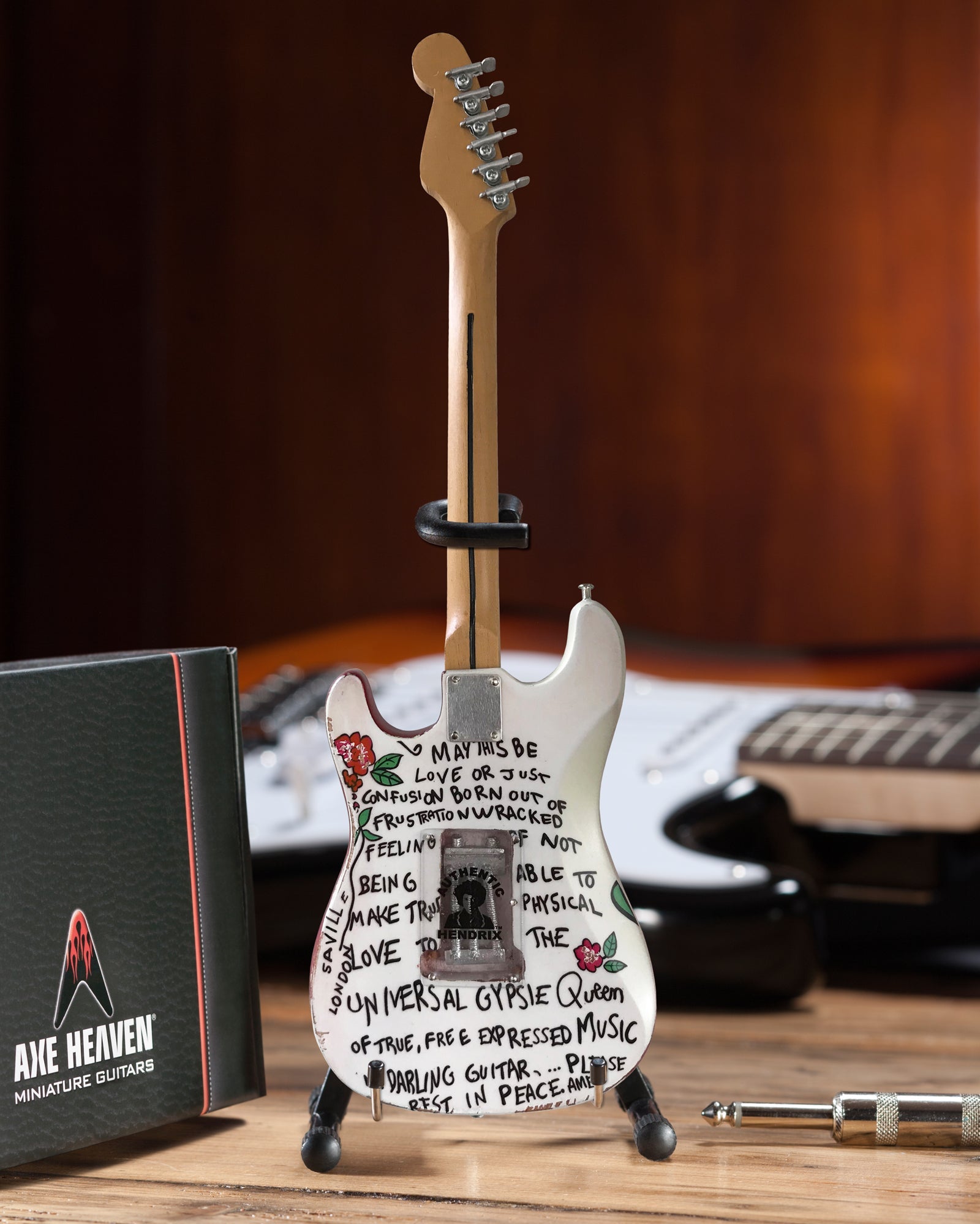Jimi Hendrix "Fender™ Stratocaster™" Set of 3 Licensed Mini Guitars - Mainstay Entertainment
