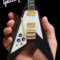 Jimi Hendrix™ "Gibson 1969 Left-Handed Flying V Ebony Finish" Licensed Mini Guitar - Mainstay Entertainment