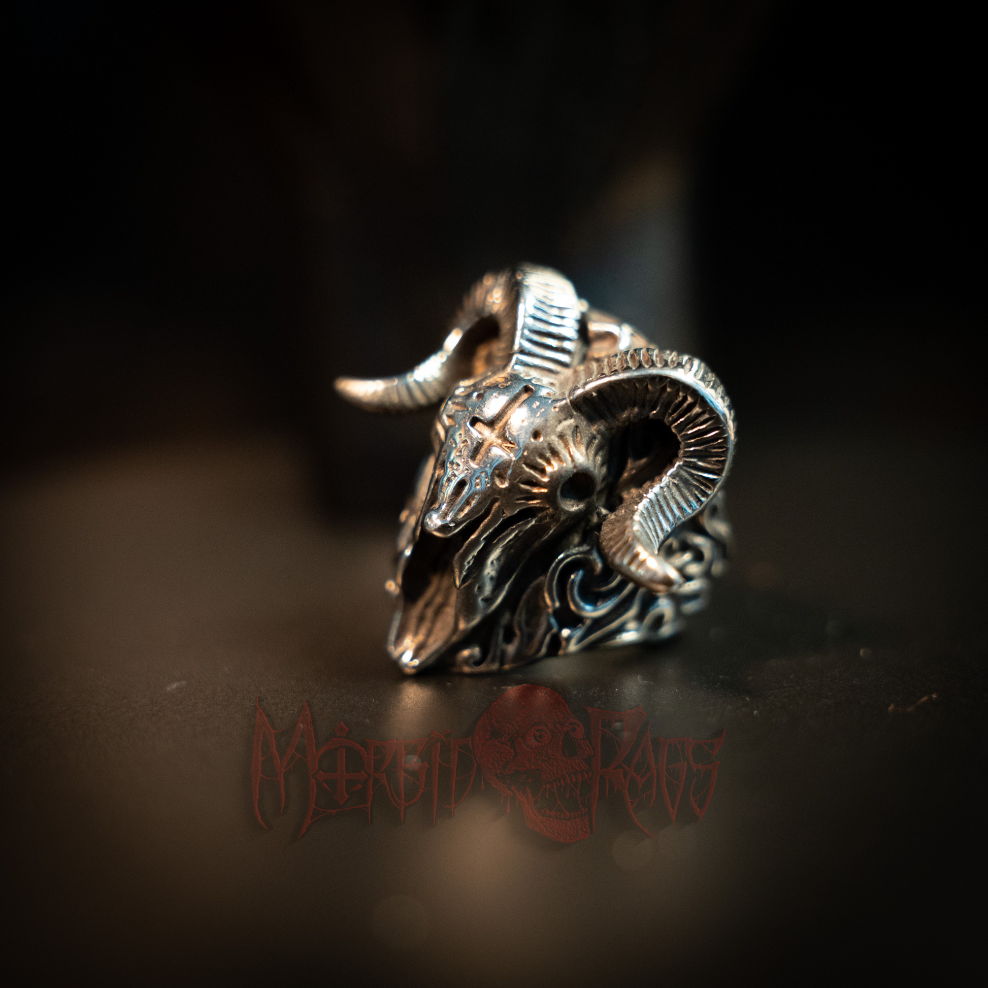 Jocelyn "Goat Skull" Ring - Mainstay Entertainment