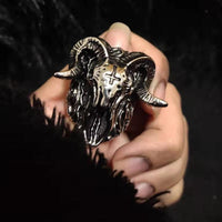 Jocelyn "Goat Skull" Ring - Mainstay Entertainment