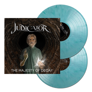 Judicator - The Majesty of Decay on Seaside Swirl LP Prosthetic Records