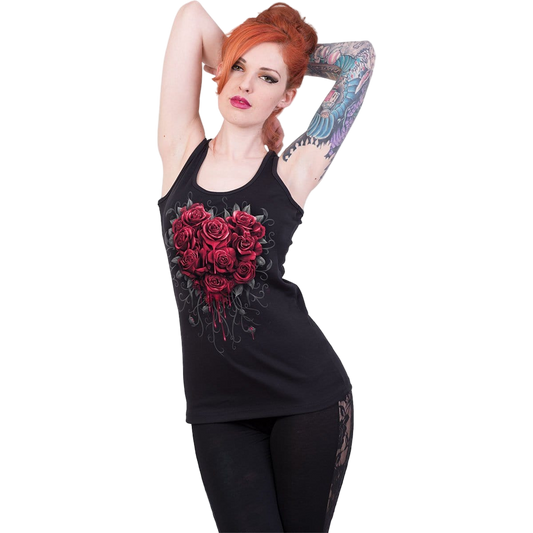 Bleeding Heart "Razor Back" Tank