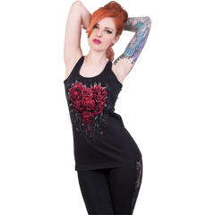Bleeding Heart "Razor Back" Tank
