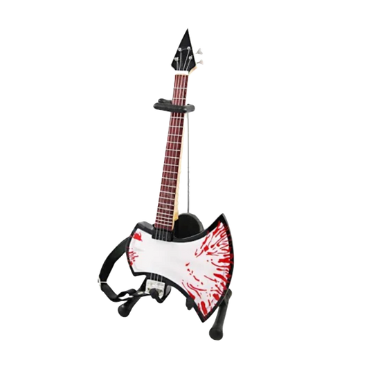 Kiss "Gene Simmons - Bloody Bass" Licensed Mini Guitar - Mainstay Entertainment