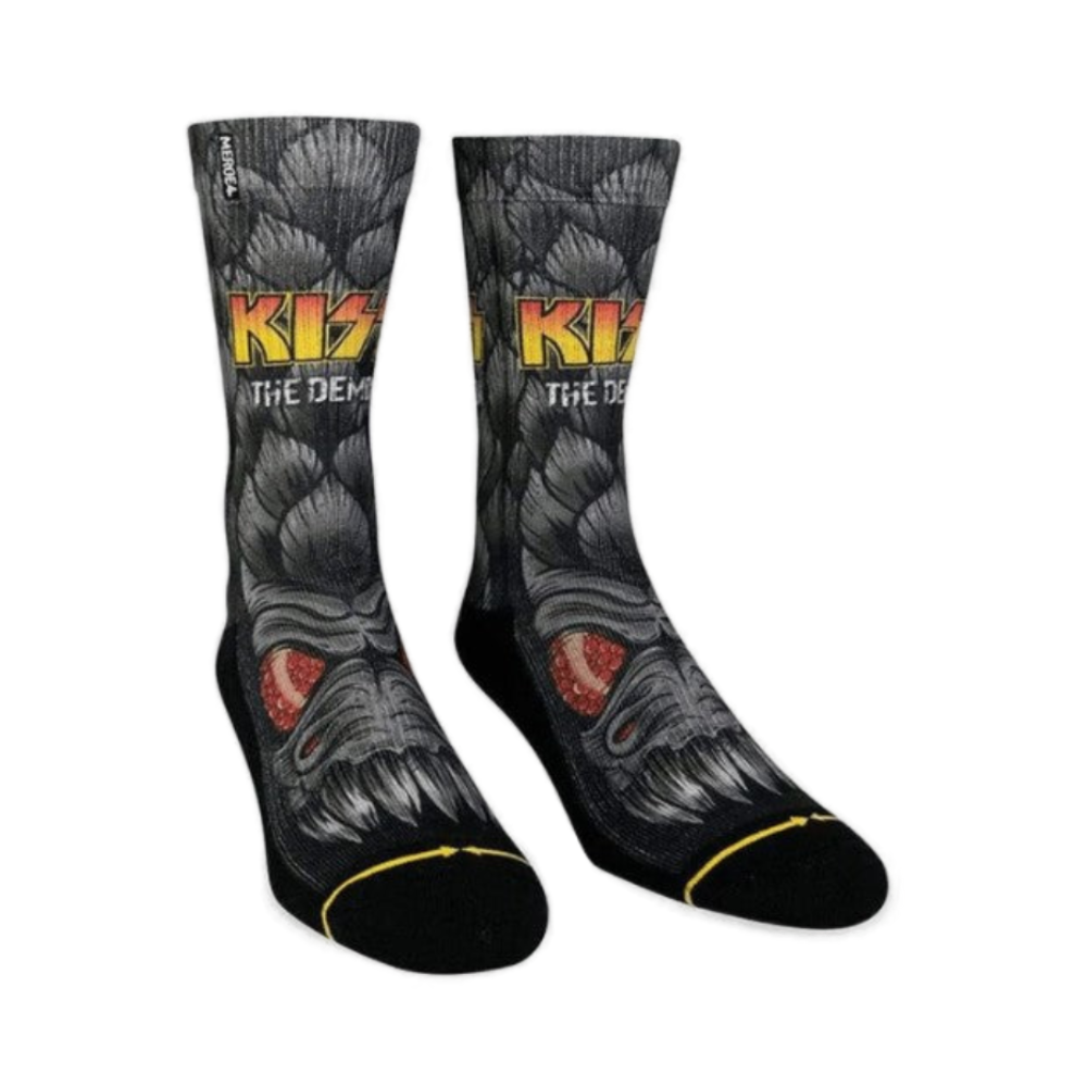 Kiss "Merge4 Demon Boot" Crew Socks - Mainstay Entertainment