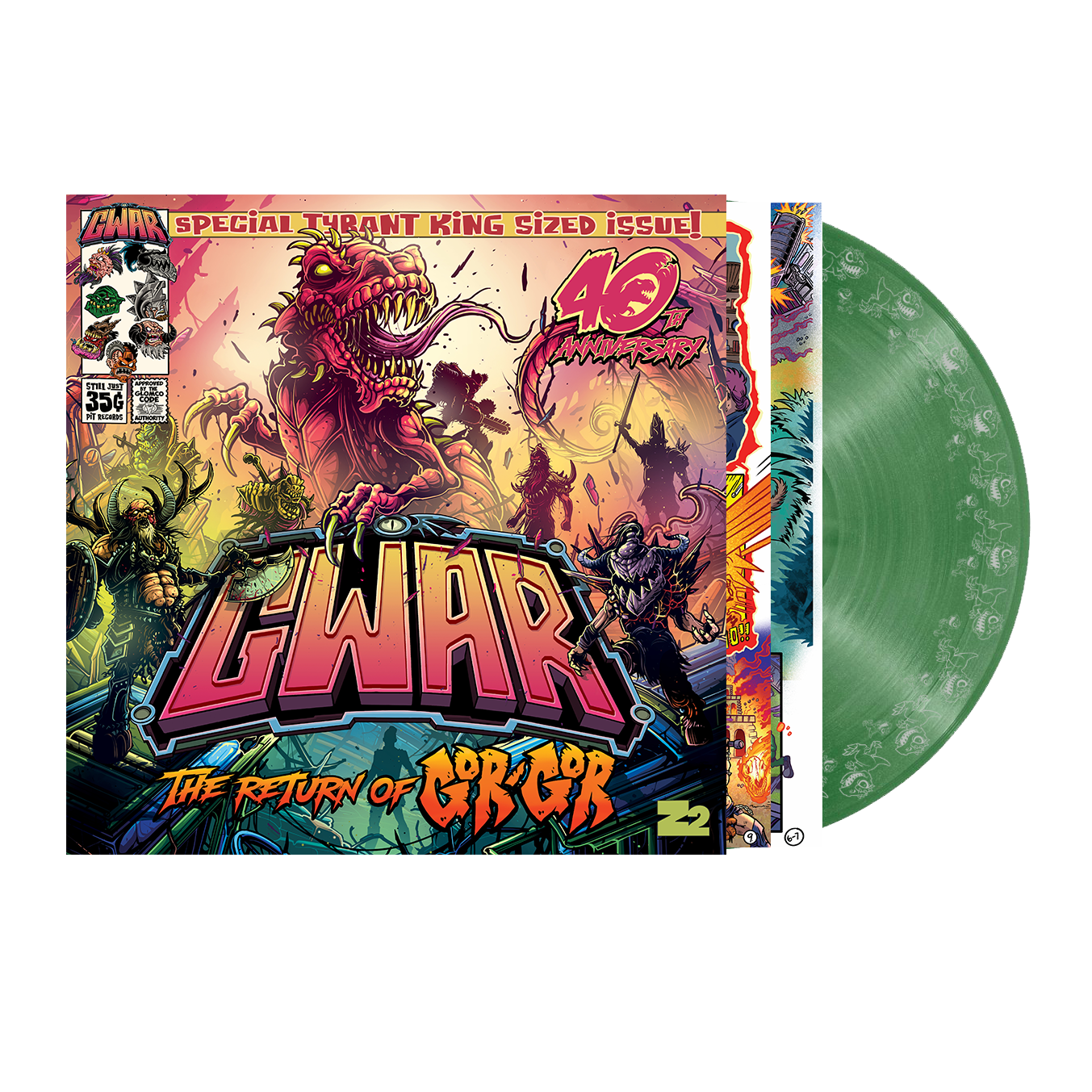 GWAR "The Return of Gor Gor" Transparent Green Vinyl