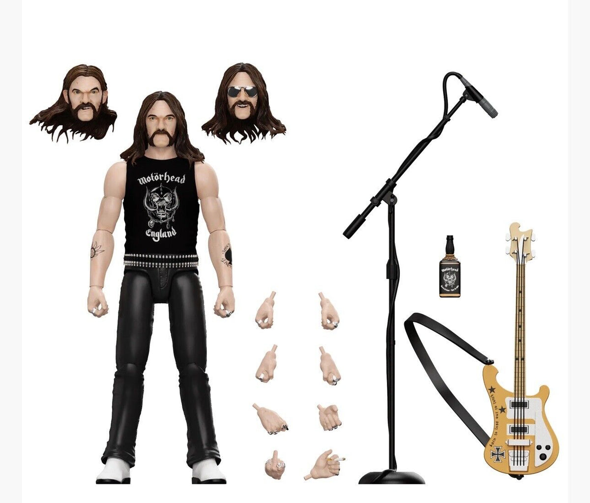 Motorhead Ultimates Lemmy Kilmister 7 Inch Action Figure Rock Movie Heroes