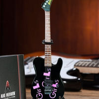 Mötley Crüe "Mick Mars - Girls, Girls, Girls" Black Licensed Mini Guitar - Mainstay Entertainment