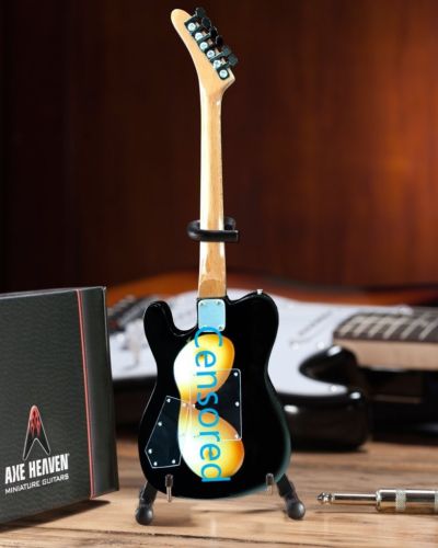 Mötley Crüe "Mick Mars - Girls, Girls, Girls" Black Licensed Mini Guitar - Mainstay Entertainment