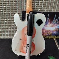 Mötley Crüe "Mick Mars - Girls, Girls, Girls" White Licensed Mini Guitar - Mainstay Entertainment