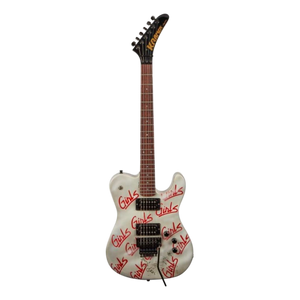 Mötley Crüe "Mick Mars - Girls, Girls, Girls" White Licensed Mini Guitar - Mainstay Entertainment