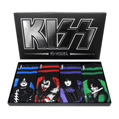 Kiss "Merge4 Collection LTD" Crew Socks Box Set (4 Pairs)