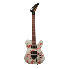 Mötley Crüe "Mick Mars - Girls, Girls, Girls" White Licensed Mini Guitar