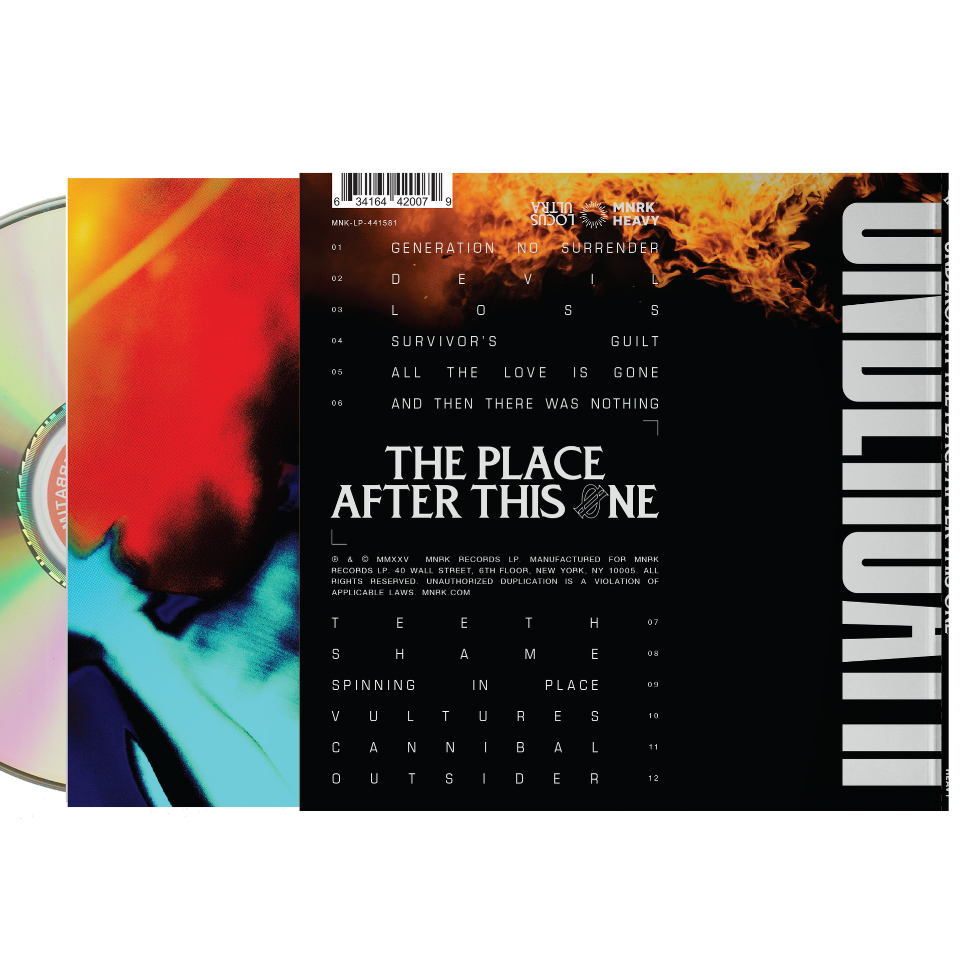 Underoath "The Place After This One" Booklet CD