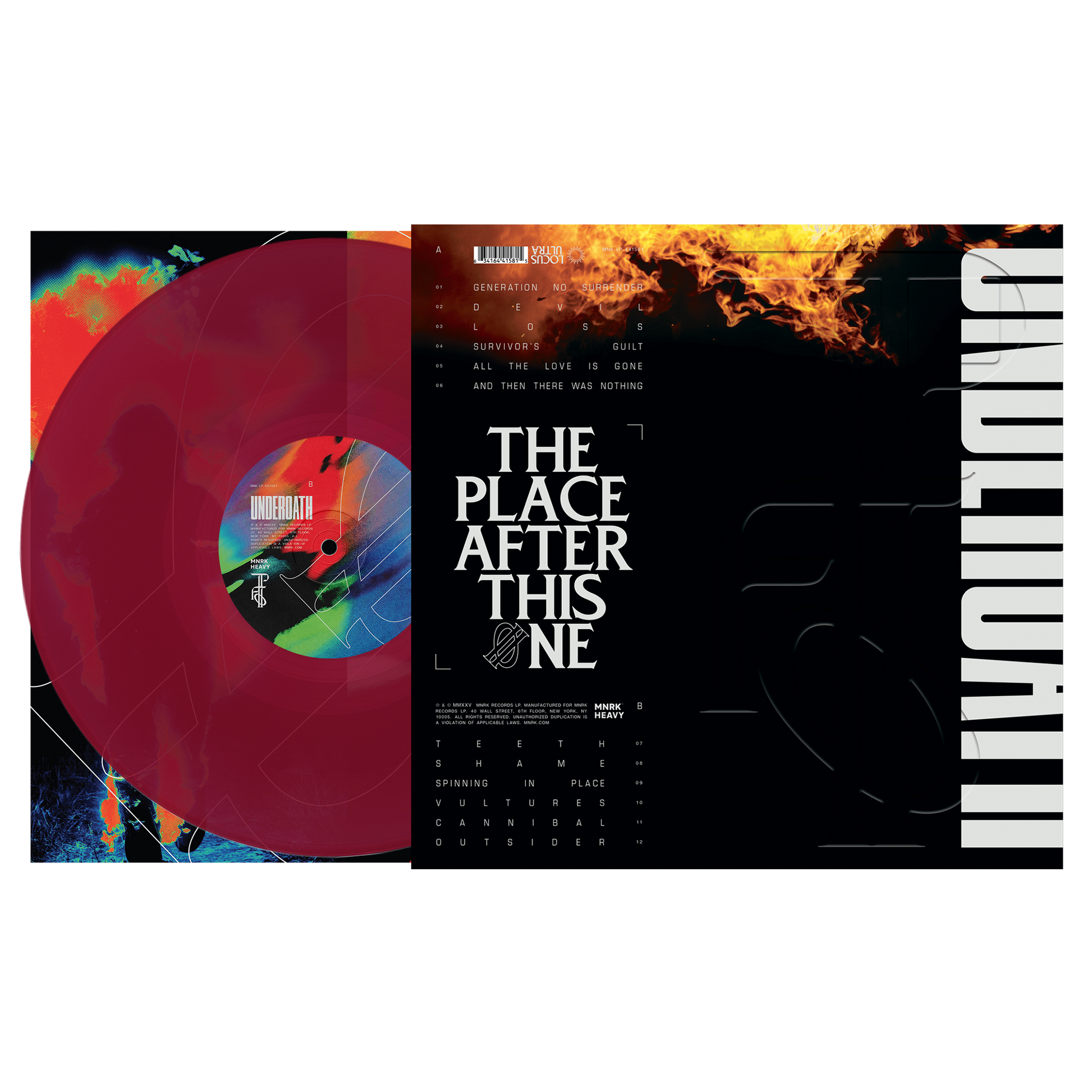 Underoath "The Place After This One" Ruby Vinyl