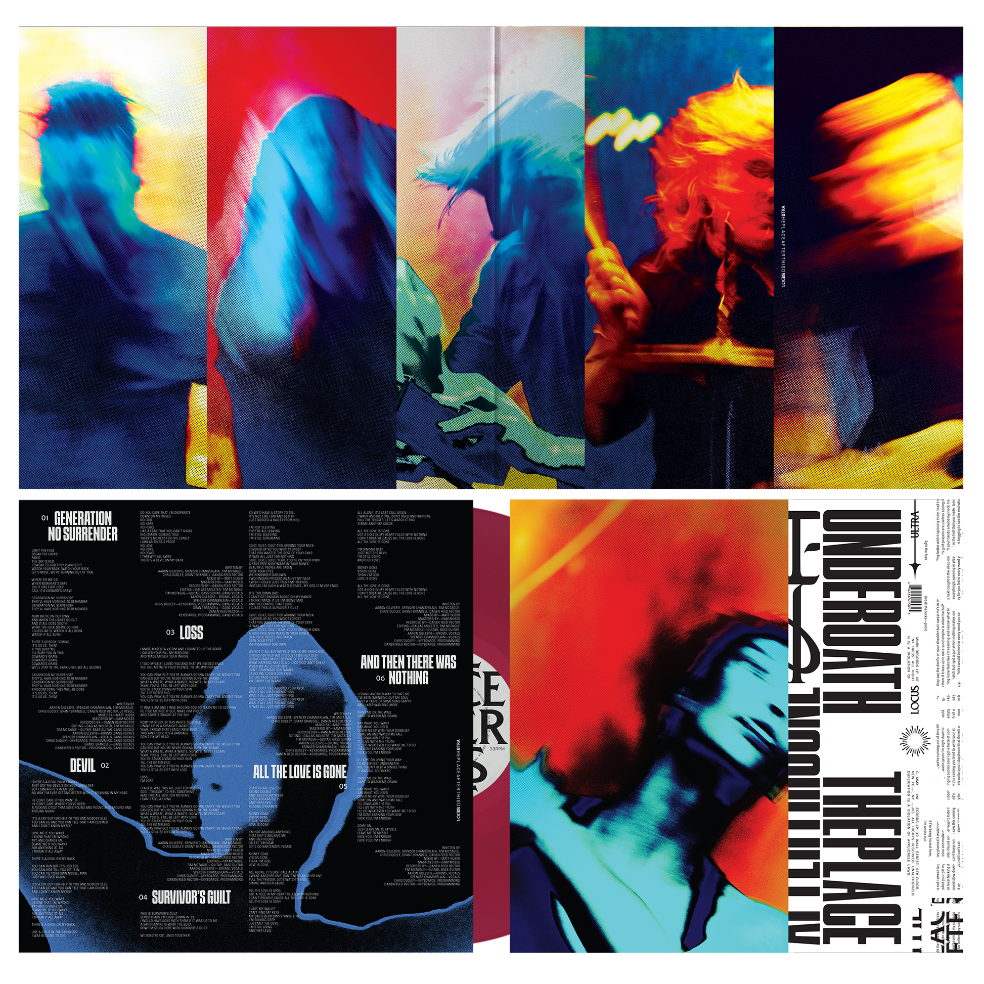 Underoath "The Place After This One" Ruby Vinyl