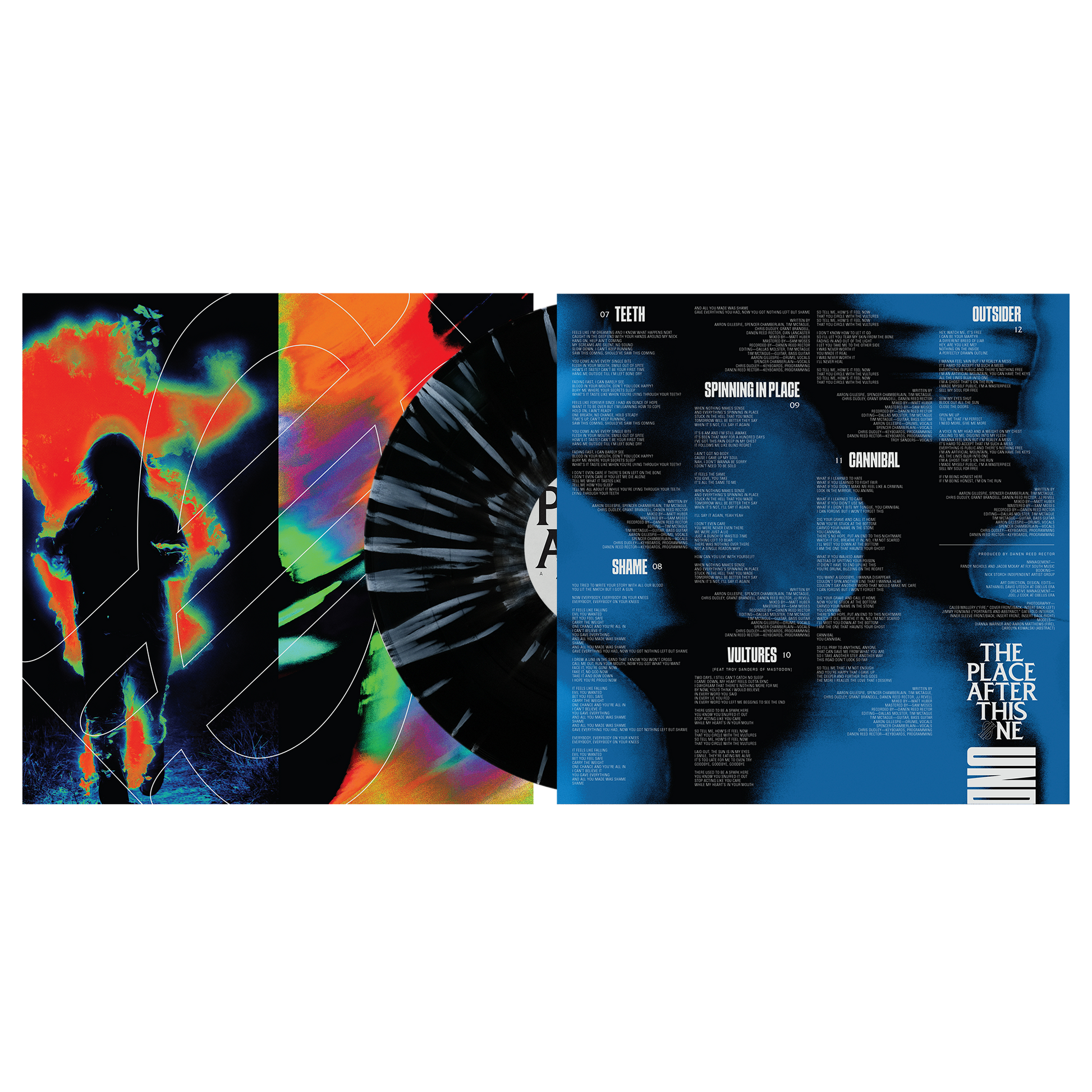 Underoath "The Place After This One" Black/White Splatter Vinyl