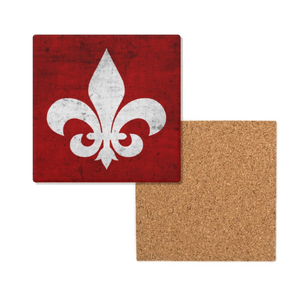Mainstay Entertainment "Fleur de Lis" Ceramic Coasters - Mainstay Entertainment