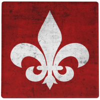 Mainstay Entertainment "Fleur de Lis" Ceramic Coasters - Mainstay Entertainment