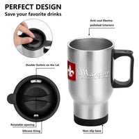 Mainstay Entertainment "Fleur de Lis Logo" 14 oz. Travel Mug - Mainstay Entertainment