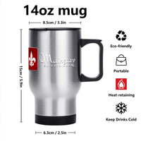 Mainstay Entertainment "Fleur de Lis Logo" 14 oz. Travel Mug - Mainstay Entertainment