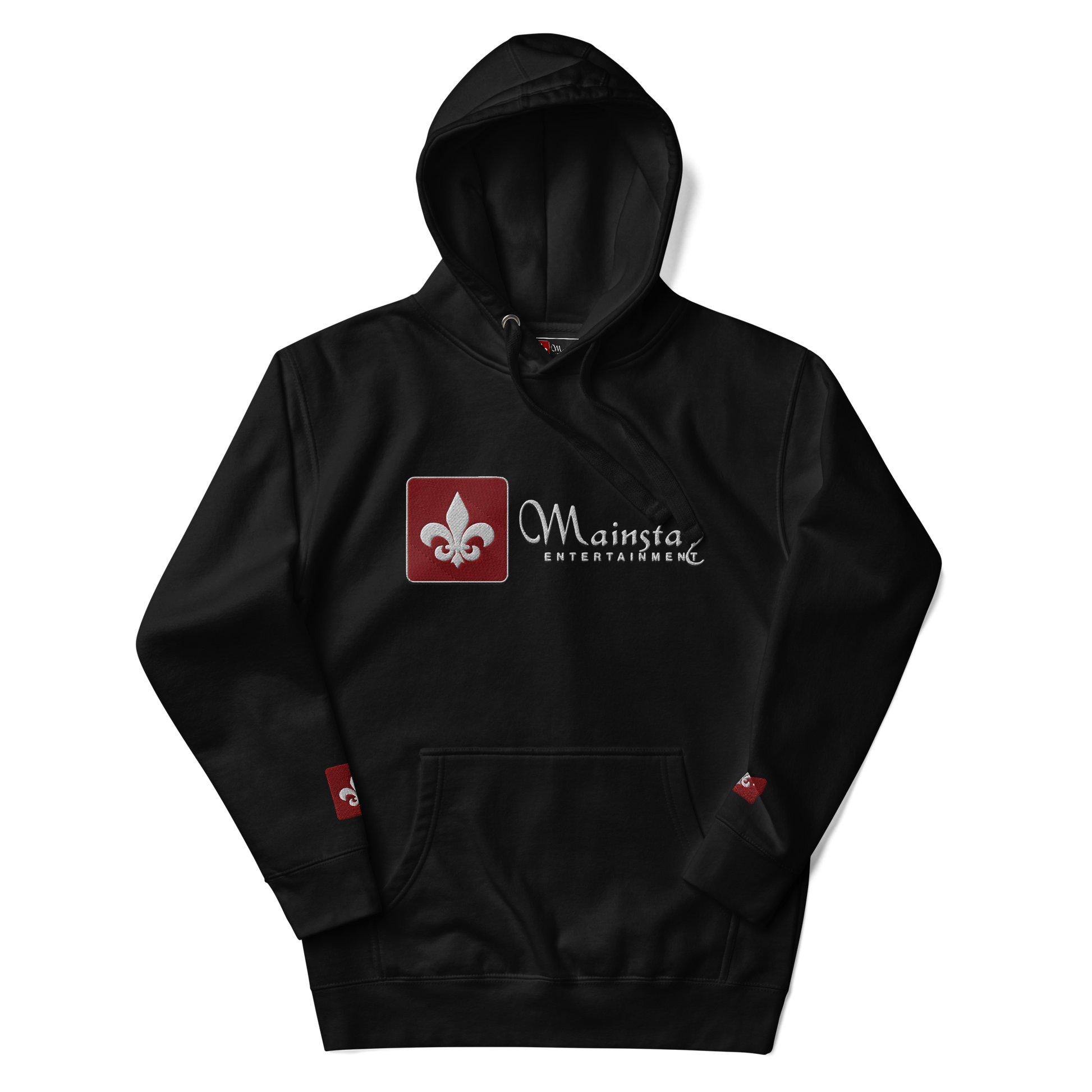 Mainstay Entertainment "Fleur de Lis Logo" Embroidered Pullover Hoodie - Mainstay Entertainment