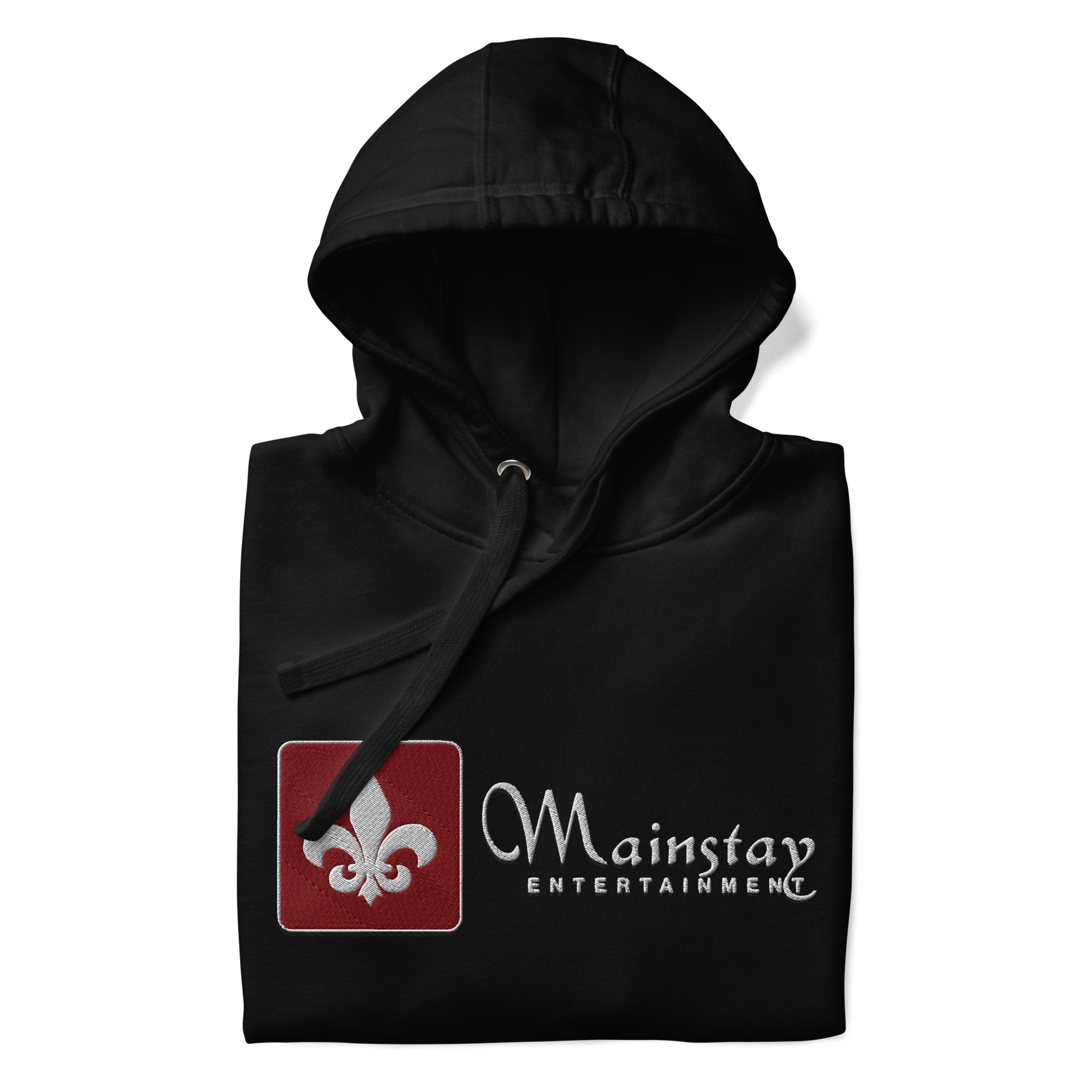 Mainstay Entertainment "Fleur de Lis Logo" Embroidered Pullover Hoodie - Mainstay Entertainment
