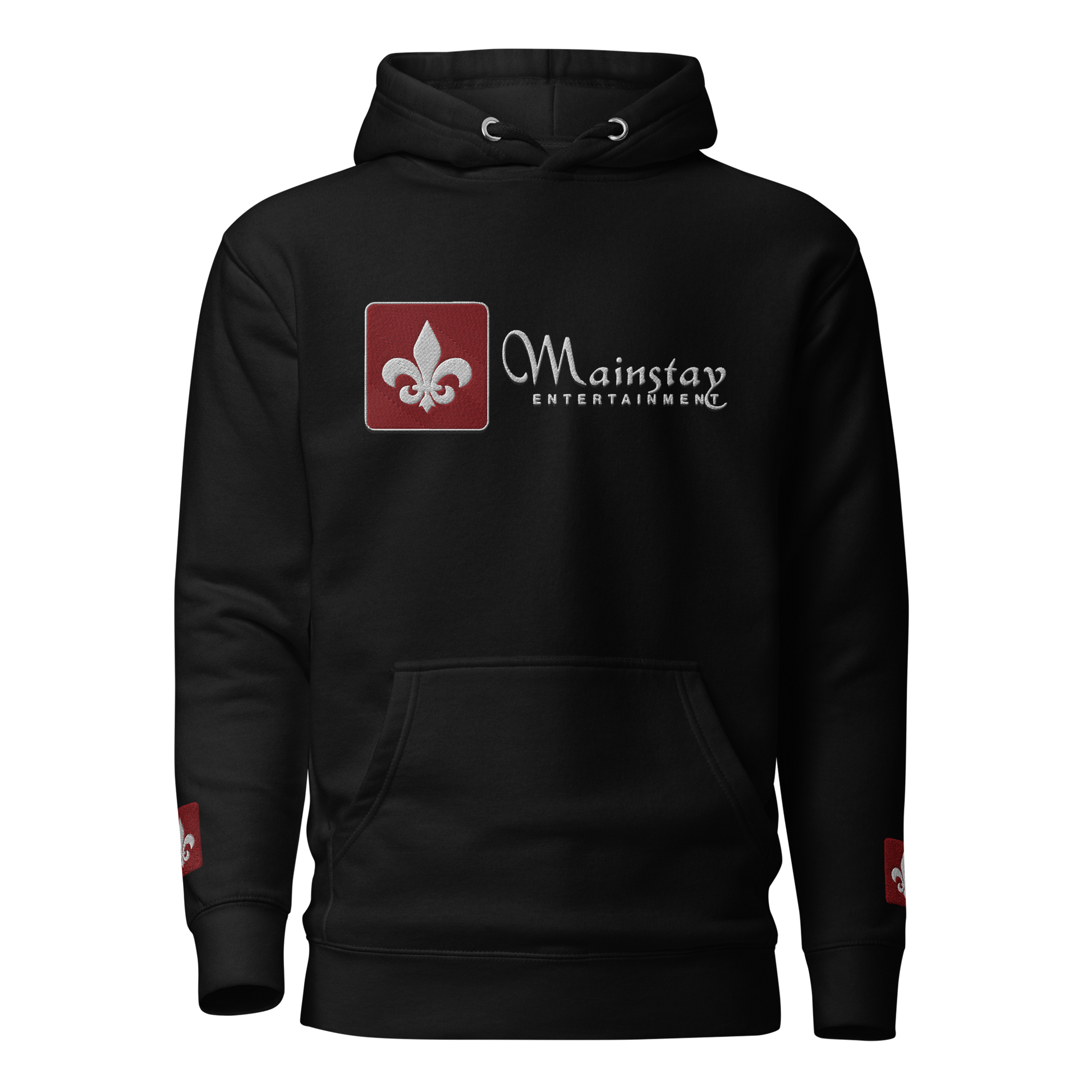 Mainstay Entertainment "Fleur de Lis Logo" Embroidered Pullover Hoodie - Mainstay Entertainment